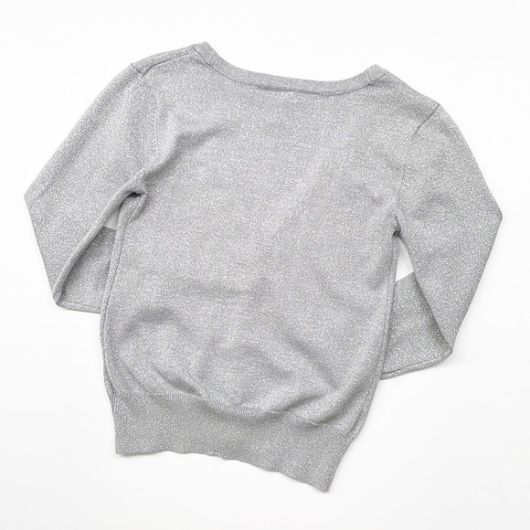 Rue21 silver shimmer button down cardigan - Picture 2 of 4